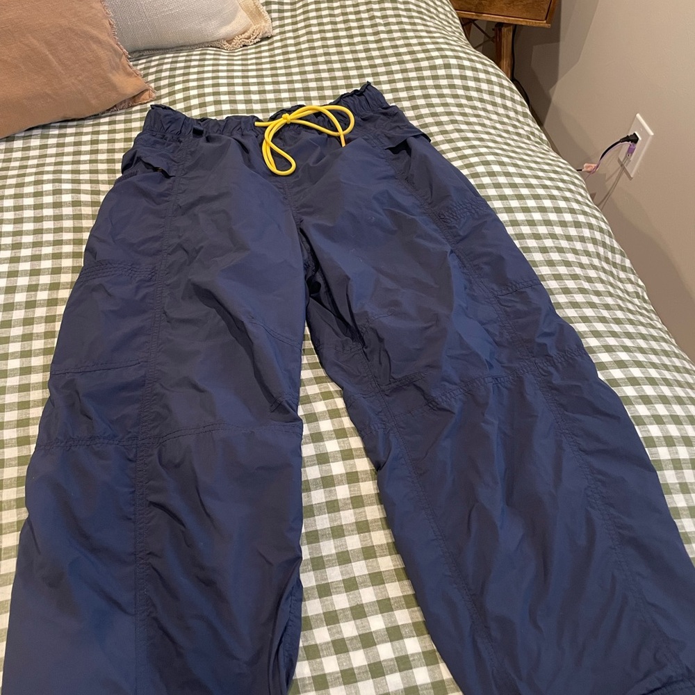 Free people in the wild fleece lined pants